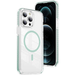 Ốp Lưng Điện Thoại Hybrid TPU Pha Lê Trong Suốt Nam Châm Crystal Shield, Dành Cho iPhone 12 / 12 Pro, Dành Cho iPhone 12 Pro Max