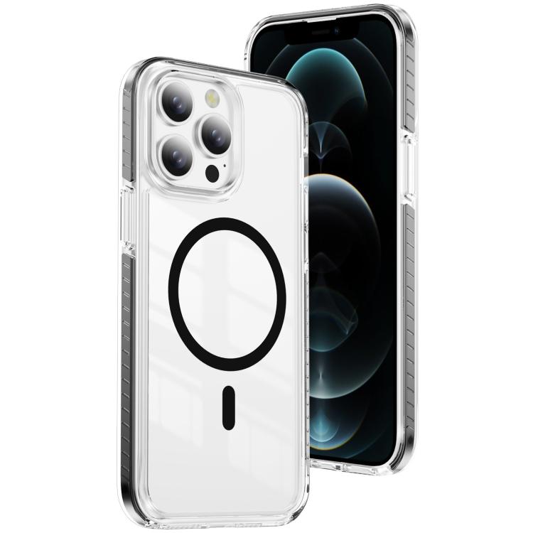 Ốp Lưng Điện Thoại Hybrid TPU Pha Lê Trong Suốt Nam Châm Crystal Shield, Dành Cho iPhone 12 / 12 Pro, Dành Cho iPhone 12 Pro Max