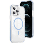 Ốp Lưng Điện Thoại Hybrid TPU Pha Lê Trong Suốt Nam Châm Crystal Shield, Dành Cho iPhone 12 / 12 Pro, Dành Cho iPhone 12 Pro Max