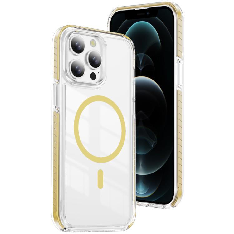 Ốp Lưng Điện Thoại Hybrid TPU Pha Lê Trong Suốt Nam Châm Crystal Shield, Dành Cho iPhone 12 / 12 Pro, Dành Cho iPhone 12 Pro Max