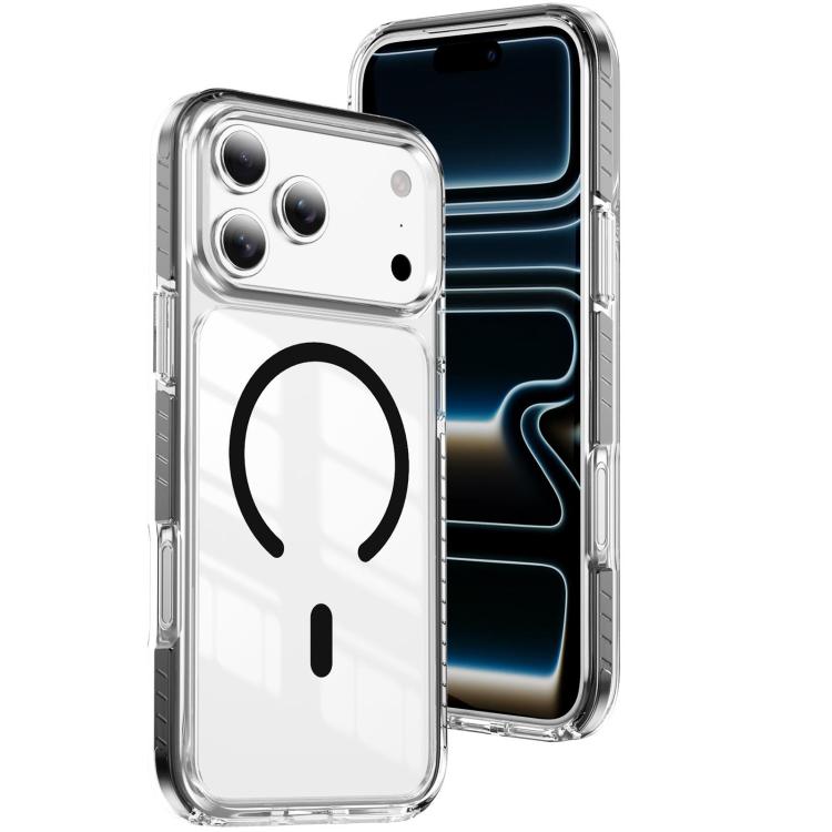 Ốp lưng điện thoại hỗn hợp TPU acrylic trong suốt nam châm Crystal Shield, dành cho iPhone 17 Pro Max, dành cho iPhone 17 Pro, dành cho iPhone 17, dành cho iPhone Air, dành cho iPhone 16 Pro Max, dành cho iPhone 16 Pro