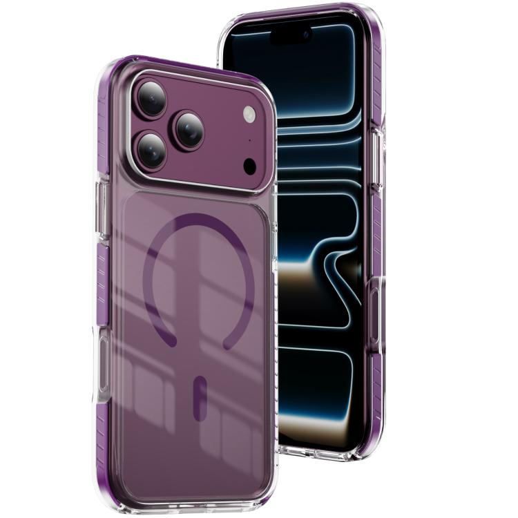 Ốp lưng điện thoại hỗn hợp TPU acrylic trong suốt nam châm Crystal Shield, dành cho iPhone 17 Pro Max, dành cho iPhone 17 Pro, dành cho iPhone 17, dành cho iPhone Air, dành cho iPhone 16 Pro Max, dành cho iPhone 16 Pro