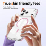 Ốp lưng điện thoại hỗn hợp TPU acrylic trong suốt nam châm Crystal Shield, dành cho iPhone 17 Pro Max, dành cho iPhone 17 Pro, dành cho iPhone 17, dành cho iPhone Air, dành cho iPhone 16 Pro Max, dành cho iPhone 16 Pro