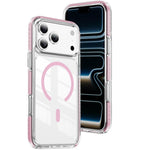 Ốp lưng điện thoại hỗn hợp TPU acrylic trong suốt nam châm Crystal Shield, dành cho iPhone 17 Pro Max, dành cho iPhone 17 Pro, dành cho iPhone 17, dành cho iPhone Air, dành cho iPhone 16 Pro Max, dành cho iPhone 16 Pro