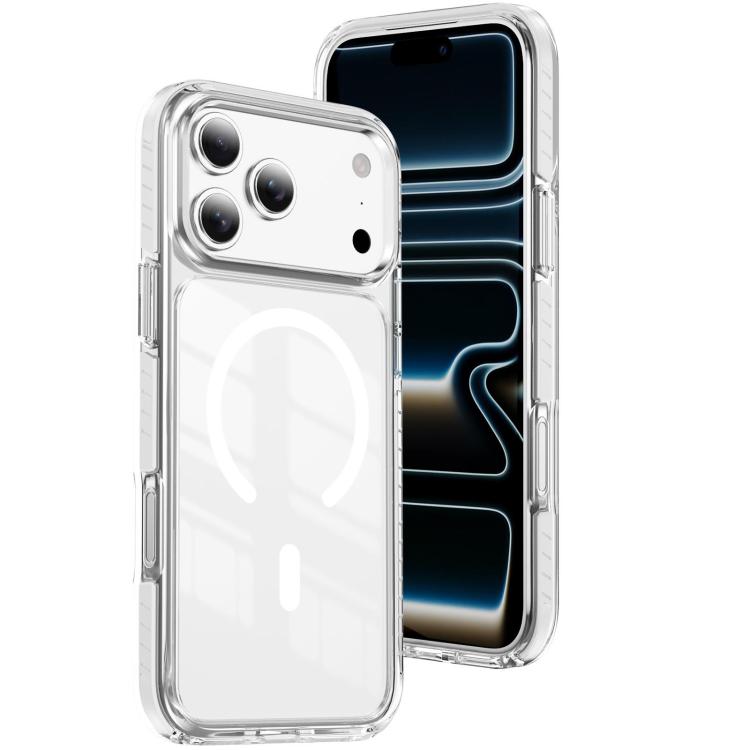 Ốp lưng điện thoại hỗn hợp TPU acrylic trong suốt nam châm Crystal Shield, dành cho iPhone 17 Pro Max, dành cho iPhone 17 Pro, dành cho iPhone 17, dành cho iPhone Air, dành cho iPhone 16 Pro Max, dành cho iPhone 16 Pro