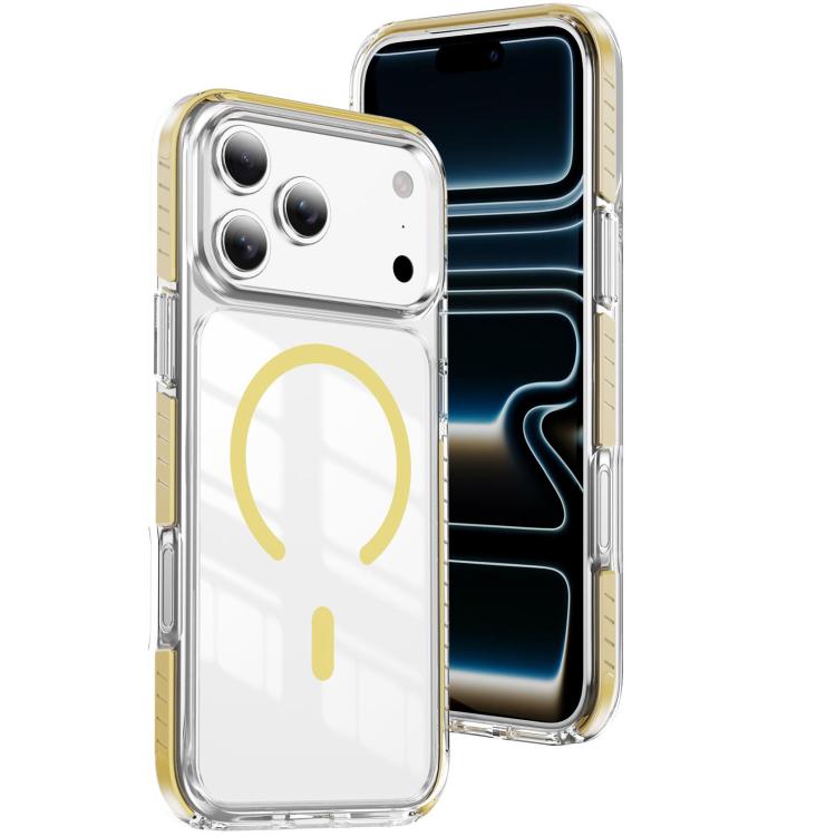 Ốp lưng điện thoại hỗn hợp TPU acrylic trong suốt nam châm Crystal Shield, dành cho iPhone 17 Pro Max, dành cho iPhone 17 Pro, dành cho iPhone 17, dành cho iPhone Air, dành cho iPhone 16 Pro Max, dành cho iPhone 16 Pro