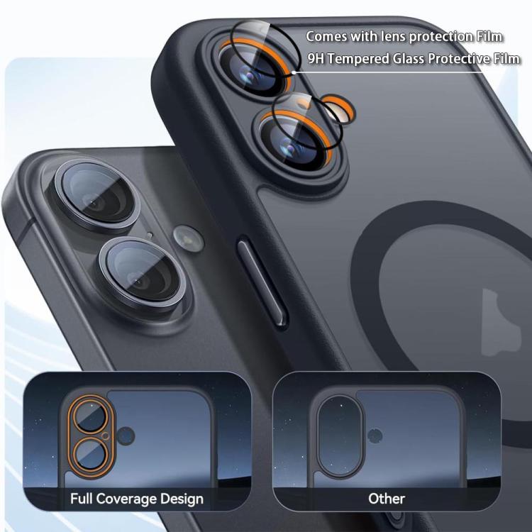 Ốp lưng điện thoại mờ nam châm cảm giác da XDcase kèm phim bảo vệ ống kính, dành cho iPhone 17 Pro Max, dành cho iPhone 17 Pro, dành cho iPhone 17, dành cho iPhone Air