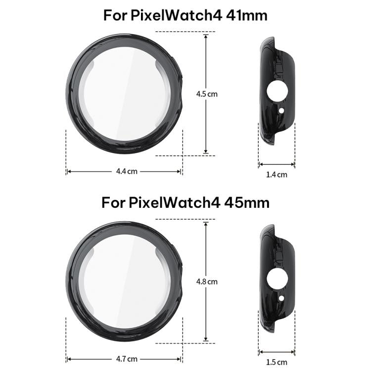Ốp đồng hồ TPU tích hợp phim cường lực xDfind, dành cho Google Pixel Watch 4 / 3 45mm, dành cho Google Pixel Watch 4 / 3 / 2 / 1 41mm