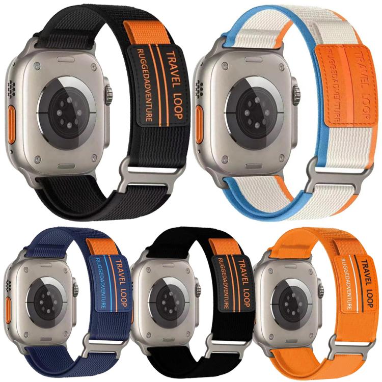 Bộ 5 dây đồng hồ nylon bện khóa kim loại xDfind hai đoạn, Dành cho Apple Watch 42 / 44 / 45 / 46 / 49mm, Dành cho Apple Watch 38 / 40 / 41 / S11 42mm