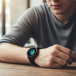 xDfind Stainless Steel Black Pin Buckle Solid Color Silicone Waterproof Watch Band, 10mm, 12mm, 14mm, 15mm