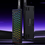 Bàn phím cơ chơi game không dây AULA MINI60 HE Pro 61 phím có đèn RGB