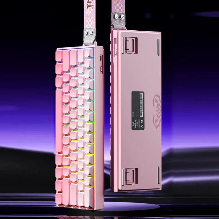 Bàn phím cơ chơi game không dây AULA MINI60 HE Pro 61 phím có đèn RGB