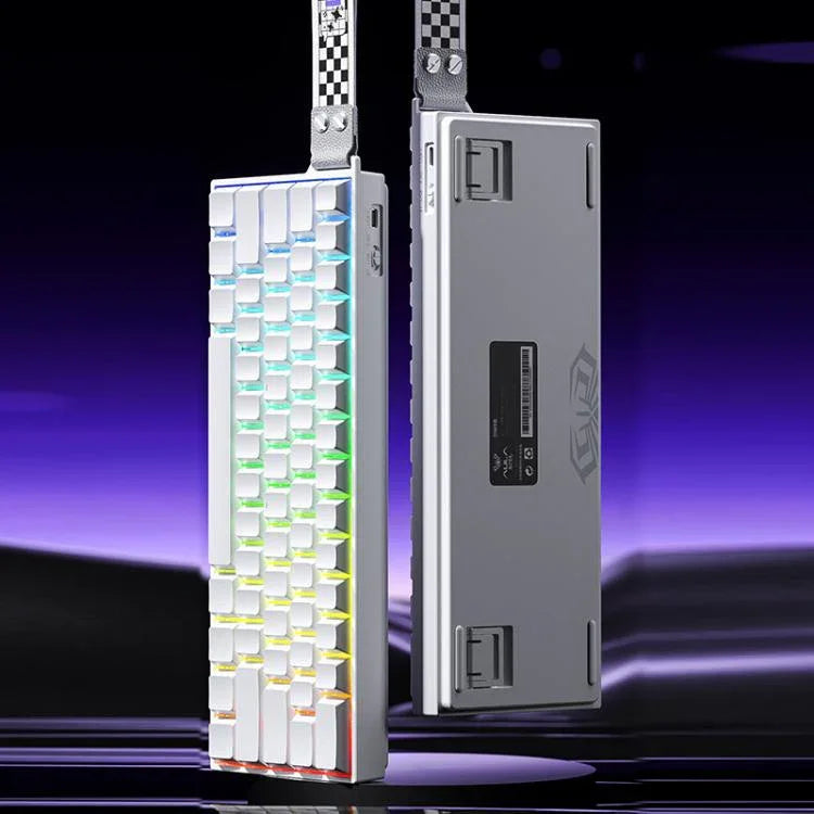Bàn phím cơ chơi game không dây AULA MINI60 HE Pro 61 phím có đèn RGB