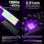 Bàn phím cơ chơi game không dây AULA MINI60 HE Pro 61 phím có đèn RGB