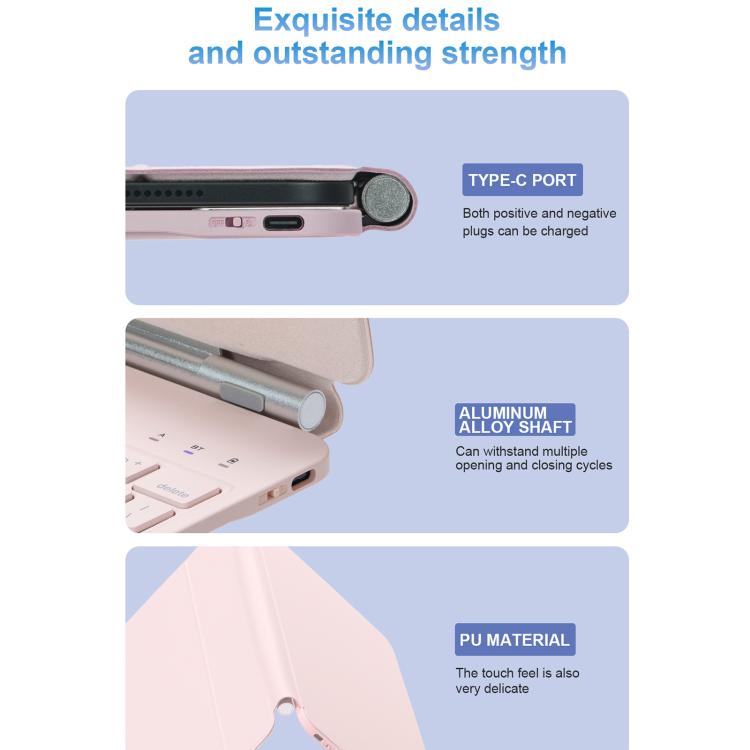 Bao da máy tính bảng có bàn phím Bluetooth và bàn di chuột, cho iPad 2025 / 2022, cho iPad Air 13 2025 / 2024 / Pro 12.9 2022
