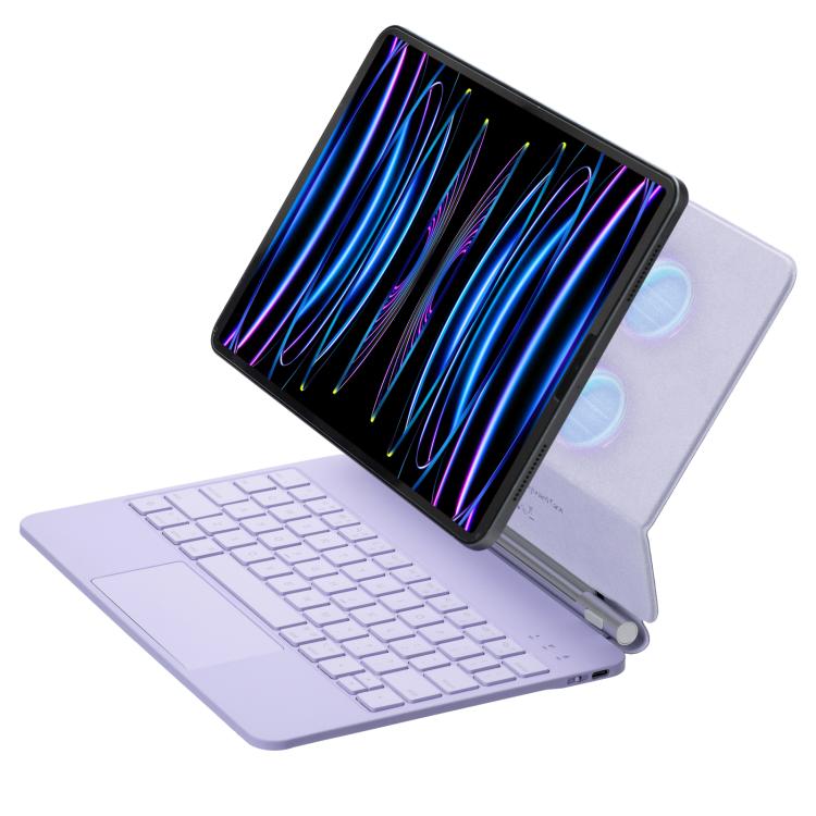 Bao da máy tính bảng có bàn phím Bluetooth và bàn di chuột, cho iPad 2025 / 2022, cho iPad Air 13 2025 / 2024 / Pro 12.9 2022