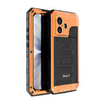Ốp lưng điện thoại silicone kết hợp kim loại chống bốn loại tác động, dành cho iPhone 17 Pro Max, dành cho iPhone 17 Pro, dành cho iPhone 17, dành cho iPhone Air
