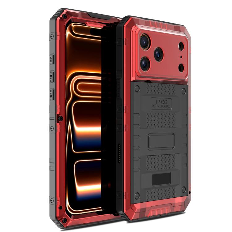 Ốp lưng điện thoại silicone kết hợp kim loại chống bốn loại tác động, dành cho iPhone 17 Pro Max, dành cho iPhone 17 Pro, dành cho iPhone 17, dành cho iPhone Air