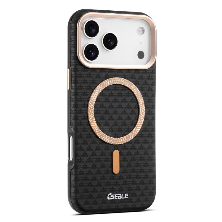 Ốp lưng điện thoại nam châm ống kính kim loại hình khiên tam giác L3 ESEBLE, dành cho iPhone 17 Pro Max, dành cho iPhone 17 Pro