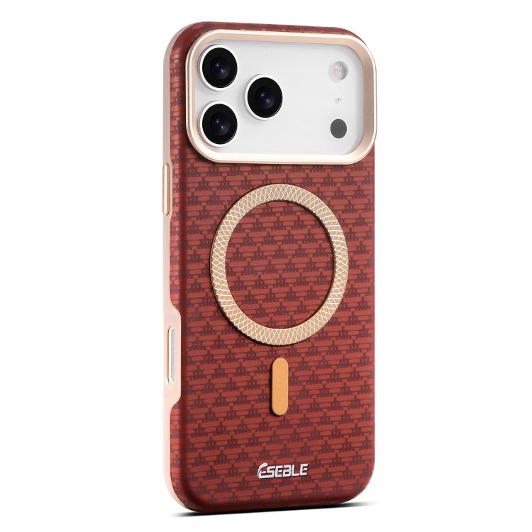 Ốp lưng điện thoại nam châm ống kính kim loại hình khiên tam giác L3 ESEBLE, dành cho iPhone 17 Pro Max, dành cho iPhone 17 Pro