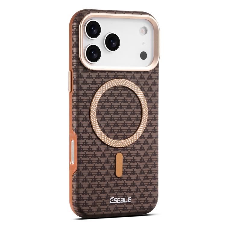 Ốp lưng điện thoại nam châm ống kính kim loại hình khiên tam giác L3 ESEBLE, dành cho iPhone 17 Pro Max, dành cho iPhone 17 Pro