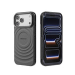 Ốp lưng điện thoại TPU nam châm họa tiết sóng BIBERCAS, dành cho iPhone 17 Pro Max