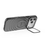 Ốp lưng điện thoại TPU nam châm họa tiết sóng BIBERCAS, dành cho iPhone 17 Pro Max
