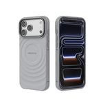 Ốp lưng điện thoại TPU nam châm họa tiết sóng BIBERCAS, dành cho iPhone 17 Pro Max