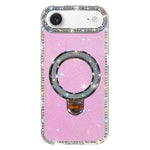 Rhinestone Glitter Kickstand Dual-side IMD Phone Case, For iPhone 17 Pro Max, For iPhone 17 Pro, For iPhone 17, For iPhone Air, For iPhone 16 Pro Max, For iPhone 16 Pro, For iPhone 16 Plus, For iPhone 16