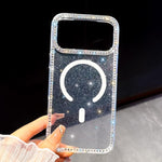 Ốp lưng điện thoại nam châm TPU lai PC IMD hai mặt đính đá, Dành cho iPhone 17 Pro Max, Dành cho iPhone 17 Pro, Dành cho iPhone 17, Dành cho iPhone Air, Dành cho iPhone 16 Pro Max, Dành cho iPhone 16 Pro, Dành cho iPhone 16 Plus, Dành cho iPhone 16
