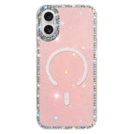 Ốp lưng điện thoại nam châm TPU lai PC IMD hai mặt đính đá, Dành cho iPhone 17 Pro Max, Dành cho iPhone 17 Pro, Dành cho iPhone 17, Dành cho iPhone Air, Dành cho iPhone 16 Pro Max, Dành cho iPhone 16 Pro, Dành cho iPhone 16 Plus, Dành cho iPhone 16