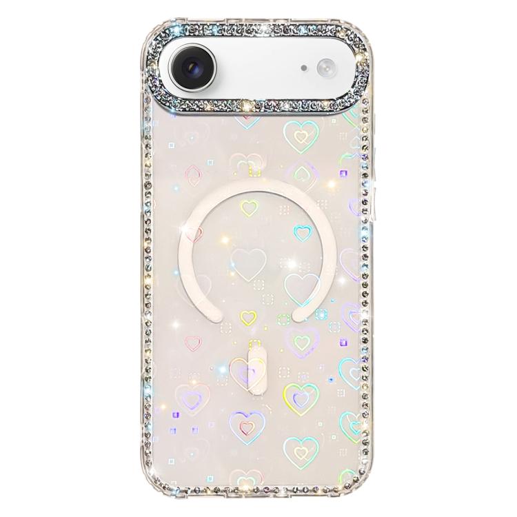 Ốp lưng điện thoại nam châm TPU lai PC IMD hai mặt đính đá, Dành cho iPhone 17 Pro Max, Dành cho iPhone 17 Pro, Dành cho iPhone 17, Dành cho iPhone Air, Dành cho iPhone 16 Pro Max, Dành cho iPhone 16 Pro, Dành cho iPhone 16 Plus, Dành cho iPhone 16