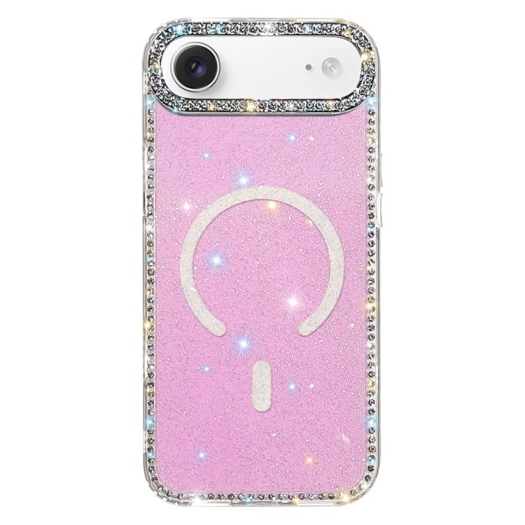 Ốp lưng điện thoại nam châm TPU lai PC IMD hai mặt đính đá, Dành cho iPhone 17 Pro Max, Dành cho iPhone 17 Pro, Dành cho iPhone 17, Dành cho iPhone Air, Dành cho iPhone 16 Pro Max, Dành cho iPhone 16 Pro, Dành cho iPhone 16 Plus, Dành cho iPhone 16