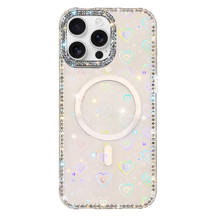 Ốp lưng điện thoại nam châm TPU lai PC IMD hai mặt đính đá, Dành cho iPhone 17 Pro Max, Dành cho iPhone 17 Pro, Dành cho iPhone 17, Dành cho iPhone Air, Dành cho iPhone 16 Pro Max, Dành cho iPhone 16 Pro, Dành cho iPhone 16 Plus, Dành cho iPhone 16