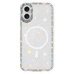 Ốp lưng điện thoại nam châm TPU lai PC IMD hai mặt đính đá, Dành cho iPhone 17 Pro Max, Dành cho iPhone 17 Pro, Dành cho iPhone 17, Dành cho iPhone Air, Dành cho iPhone 16 Pro Max, Dành cho iPhone 16 Pro, Dành cho iPhone 16 Plus, Dành cho iPhone 16
