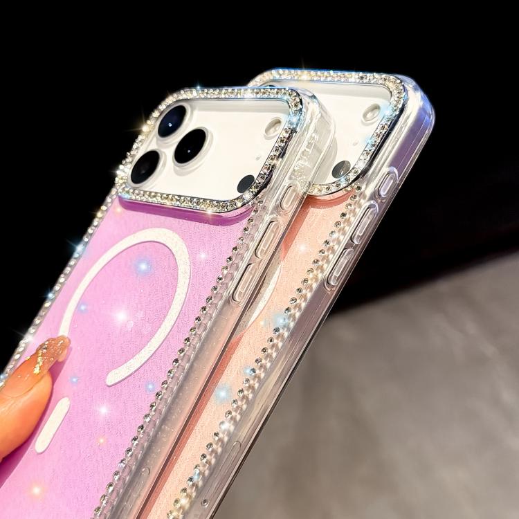 Ốp lưng điện thoại nam châm TPU lai PC IMD hai mặt đính đá, Dành cho iPhone 17 Pro Max, Dành cho iPhone 17 Pro, Dành cho iPhone 17, Dành cho iPhone Air, Dành cho iPhone 16 Pro Max, Dành cho iPhone 16 Pro, Dành cho iPhone 16 Plus, Dành cho iPhone 16