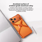Ốp lưng điện thoại kim loại hình chữ X không viền, Dành cho iPhone 17 Pro Max, Dành cho iPhone 17 Pro