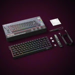 ONIKUMA MT603 Bàn phím chơi game 68 phím RGB ba chế độ công tắc từ tính, MT603