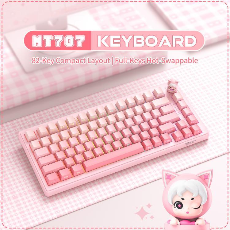 ONIKUMA MT707 Bàn phím chơi game cơ RGB 82 phím ba chế độ