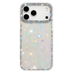 Ốp lưng điện thoại TPU lai PC IMD hai mặt đính đá Rhinestone, Dành cho iPhone 17 Pro Max, Dành cho iPhone 17 Pro, Dành cho iPhone 17, Dành cho iPhone Air, Dành cho iPhone 16 Pro Max, Dành cho iPhone 16 Pro, Dành cho iPhone 16 Plus, Dành cho iPhone 16