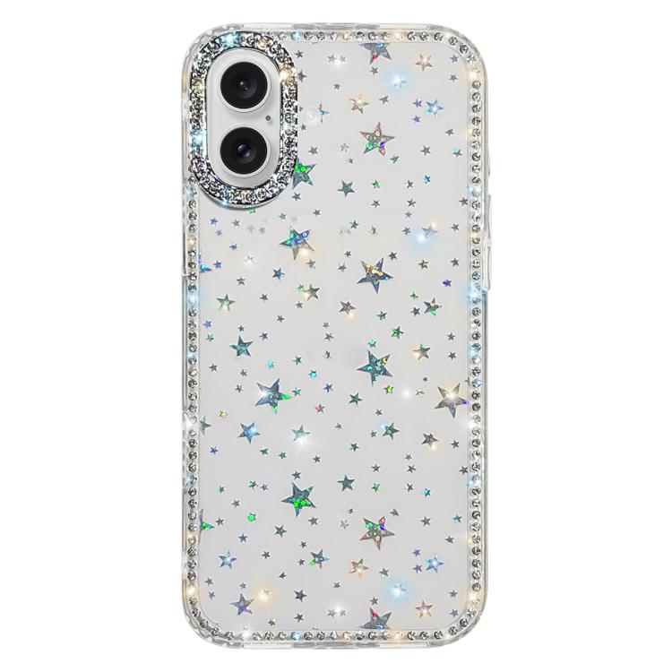 Ốp lưng điện thoại TPU lai PC IMD hai mặt đính đá Rhinestone, Dành cho iPhone 17 Pro Max, Dành cho iPhone 17 Pro, Dành cho iPhone 17, Dành cho iPhone Air, Dành cho iPhone 16 Pro Max, Dành cho iPhone 16 Pro, Dành cho iPhone 16 Plus, Dành cho iPhone 16