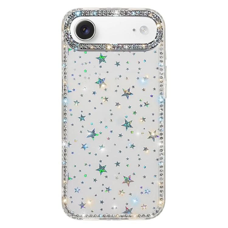 Ốp lưng điện thoại TPU lai PC IMD hai mặt đính đá Rhinestone, Dành cho iPhone 17 Pro Max, Dành cho iPhone 17 Pro, Dành cho iPhone 17, Dành cho iPhone Air, Dành cho iPhone 16 Pro Max, Dành cho iPhone 16 Pro, Dành cho iPhone 16 Plus, Dành cho iPhone 16