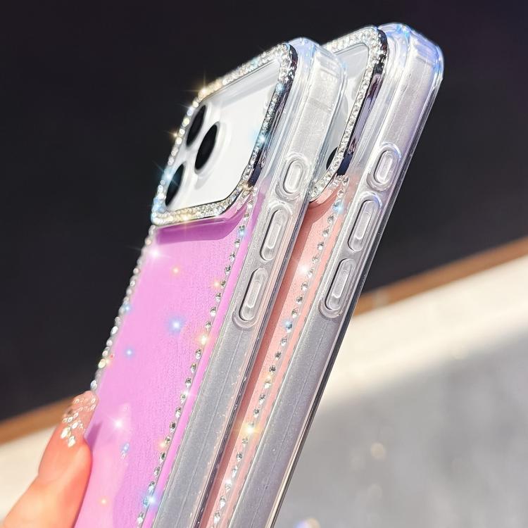 Rhinestone Dual-side IMD PC Hybrid TPU Phone Case, For iPhone 15 Pro Max, For iPhone 15 Pro, For iPhone 15, For iPhone 14, For iPhone 14 Pro, For iPhone 14 Pro Max, For iPhone 13 Pro Max, For iPhone 13 Pro