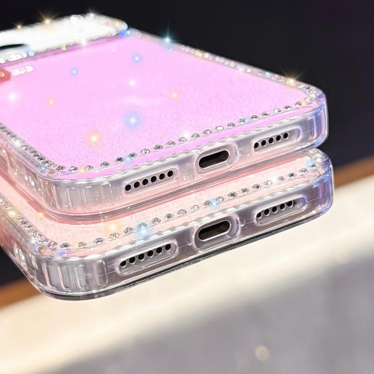 Rhinestone Dual-side IMD PC Hybrid TPU Phone Case, For iPhone 15 Pro Max, For iPhone 15 Pro, For iPhone 15, For iPhone 14, For iPhone 14 Pro, For iPhone 14 Pro Max, For iPhone 13 Pro Max, For iPhone 13 Pro