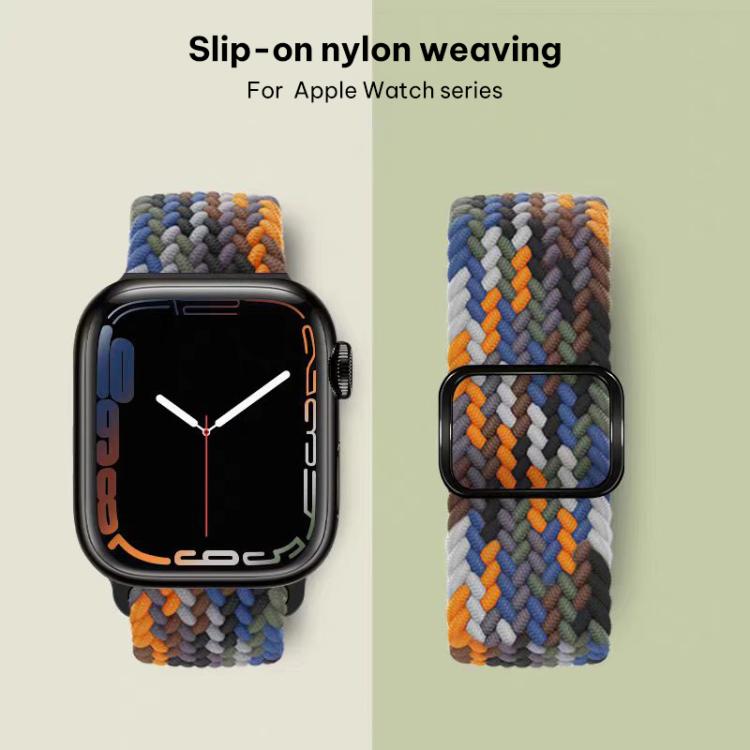 Dây đồng hồ nylon bện khóa trượt xDfind, Dành cho Apple Watch 42 / 44 / 45 / 46 / 49mm, Dành cho Apple Watch 38 / 40 / 41 / S11 42mm