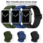Dây đồng hồ nylon bện khóa trượt xDfind, Dành cho Apple Watch 42 / 44 / 45 / 46 / 49mm, Dành cho Apple Watch 38 / 40 / 41 / S11 42mm