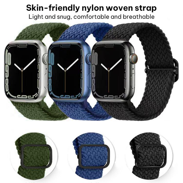 Dây đồng hồ nylon bện khóa trượt xDfind, Dành cho Apple Watch 42 / 44 / 45 / 46 / 49mm, Dành cho Apple Watch 38 / 40 / 41 / S11 42mm
