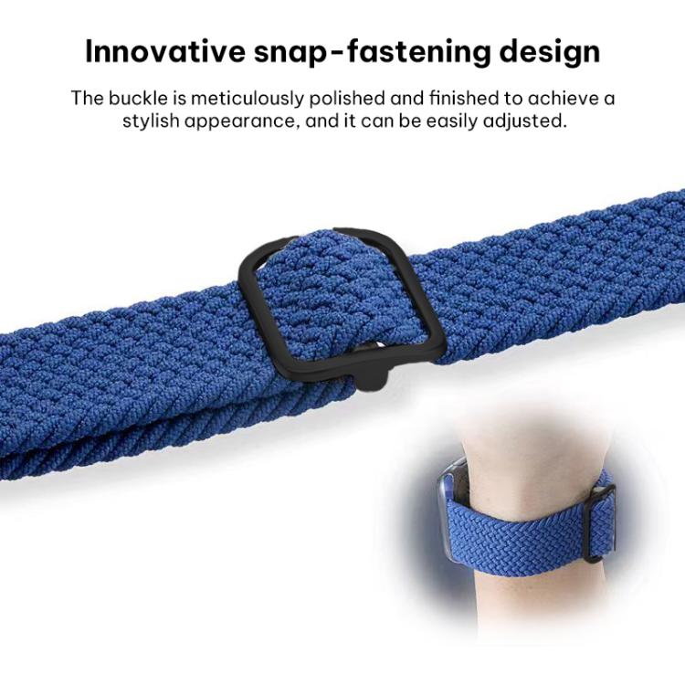 Dây đồng hồ nylon bện khóa trượt xDfind, Dành cho Apple Watch 42 / 44 / 45 / 46 / 49mm, Dành cho Apple Watch 38 / 40 / 41 / S11 42mm