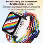 Dây đồng hồ nylon bện khóa trượt xDfind, Dành cho Apple Watch 42 / 44 / 45 / 46 / 49mm, Dành cho Apple Watch 38 / 40 / 41 / S11 42mm