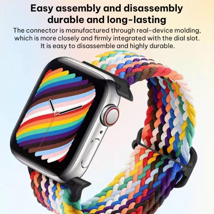 Dây đồng hồ nylon bện khóa trượt xDfind, Dành cho Apple Watch 42 / 44 / 45 / 46 / 49mm, Dành cho Apple Watch 38 / 40 / 41 / S11 42mm